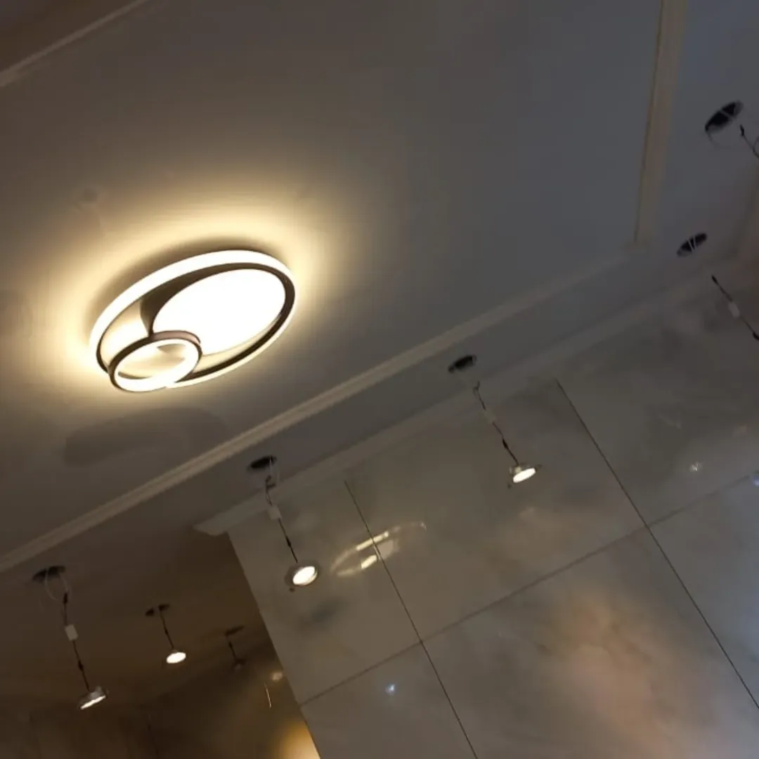 Mais um teto feito em Nova Iguaçu. Esse teto foi rebaixado na sala e na cozinha. Ficou lindo, n